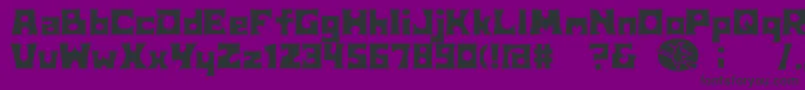 D3Witchism Font – Black Fonts on Purple Background