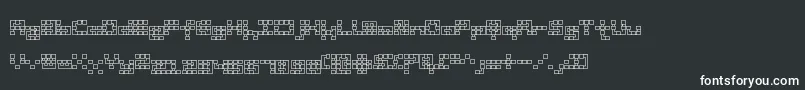 Czcionka PipesquareRounded – białe czcionki