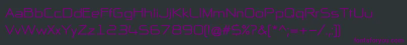 NpNaipolAllInOneBold-fontti – violetit fontit mustalla taustalla