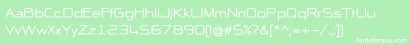 NpNaipolAllInOneBold Font – White Fonts on Green Background