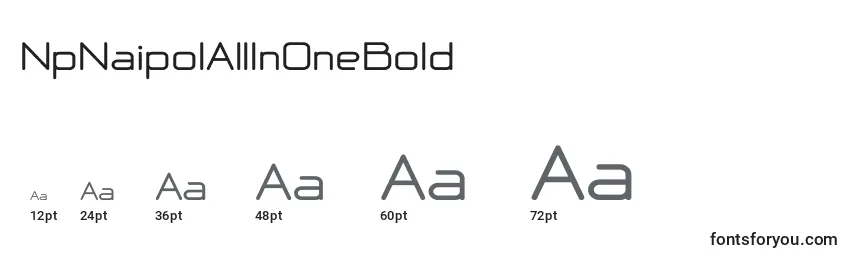 NpNaipolAllInOneBold Font Sizes