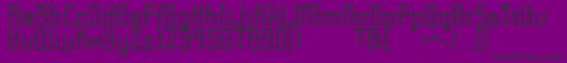 KorneuburgRegular Font – Black Fonts on Purple Background