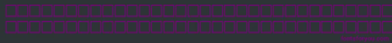 HairRegular Font – Purple Fonts on Black Background