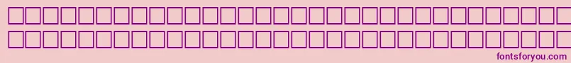 HairRegular Font – Purple Fonts on Pink Background