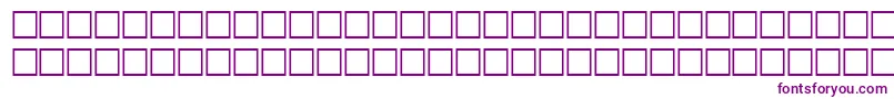 HairRegular Font – Purple Fonts on White Background