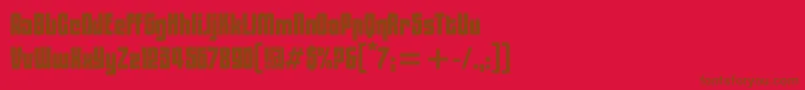 Weitere Informationen zur Blacktulipc-Schriftart Blacktulipc-Schriftart – Braune Schriften auf rotem Hintergrund