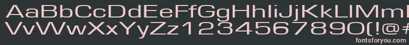 Europe160 Font – Pink Fonts on Black Background