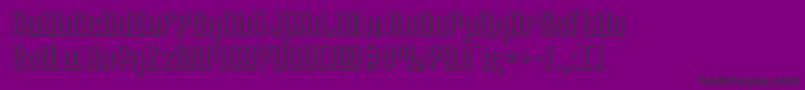 Darklighter3D Font – Black Fonts on Purple Background
