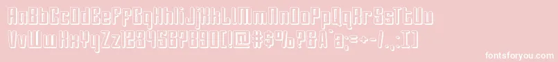 Darklighter3D Font – White Fonts on Pink Background