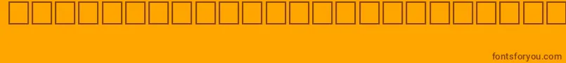 AlawiKhaГЇbar Font – Brown Fonts on Orange Background