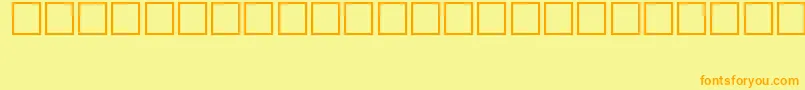 AlawiKhaГЇbar Font – Orange Fonts on Yellow Background