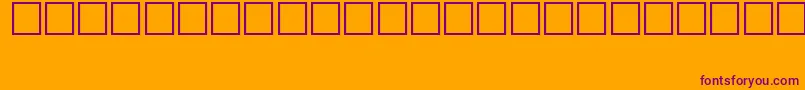 AlawiKhaГЇbar Font – Purple Fonts on Orange Background