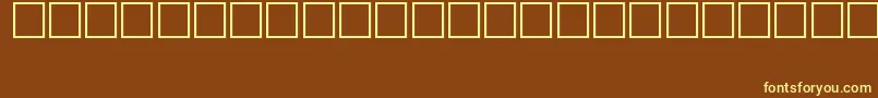 AlawiKhaГЇbar Font – Yellow Fonts on Brown Background