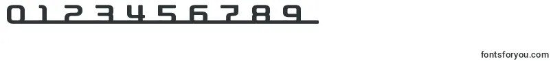 D3roadsterisml Font – Fonts for Numbers and Digits