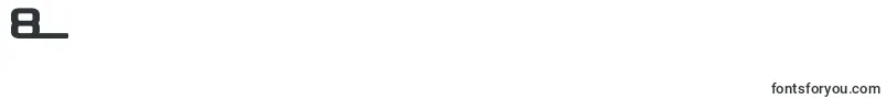 D3roadsterisml Font – Fonts for Digit 8