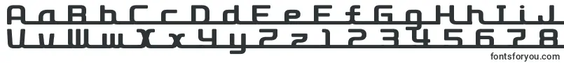 Шрифт D3roadsterisml – объёмные шрифты