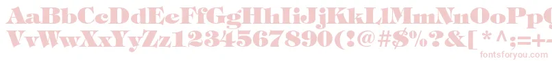 Шрифт TiffanystdHeavy – розовые шрифты на белом фоне