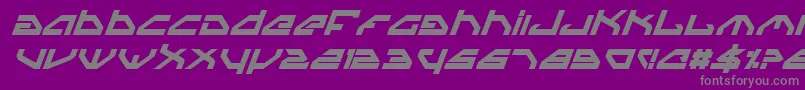 Шрифт SpylordBoldItalic – серые шрифты на фиолетовом фоне
