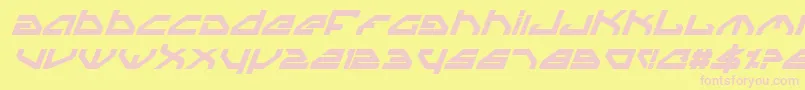 More about SpylordBoldItalic Font SpylordBoldItalic Font – Pink Fonts on Yellow Background