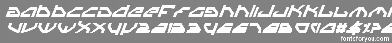 SpylordBoldItalic Font – White Fonts on Gray Background