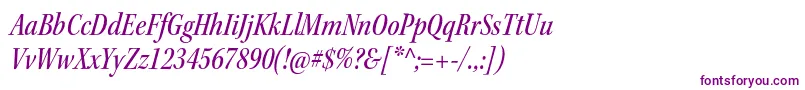 KeplerstdMediumcnitsubh-fontti – violetit fontit