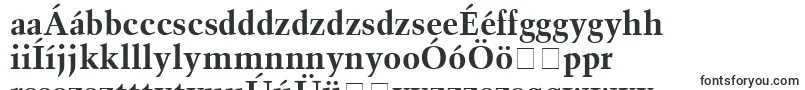 BlackfordSsiBold-fontti – unkarilaiset fontit