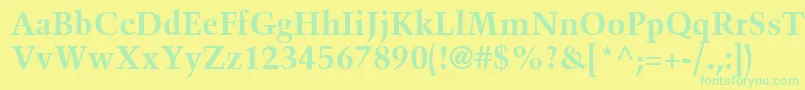 More about BlackfordSsiBold Font BlackfordSsiBold Font – Green Fonts on Yellow Background