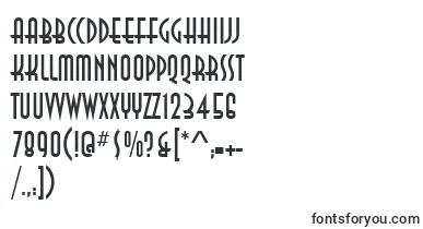 AnnaItcTt font – stretched Fonts