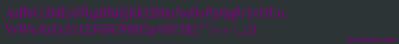 Шрифт KeplerstdMediumcnsubh – фиолетовые шрифты на чёрном фоне