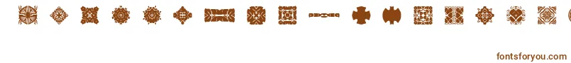 Br4mydad-Schriftart – Braune Schriften auf weißem Hintergrund