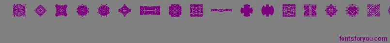 Br4mydad-fontti – violetit fontit harmaalla taustalla