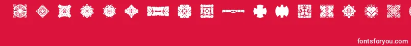 fuente Br4mydad – Fuentes Blancas Sobre Fondo Rojo