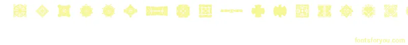 Br4mydad-Schriftart – Gelbe Schriften