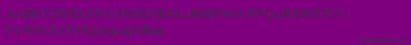 Cfdiamond-Schriftart – Schwarze Schriften auf violettem Hintergrund
