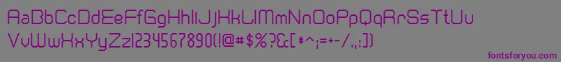 Cranberr Font – Purple Fonts on Gray Background