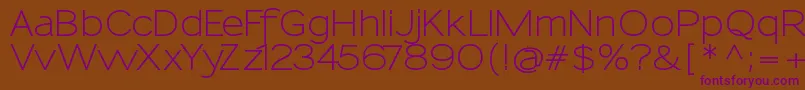 More about SansumiDemibold Font SansumiDemibold Font – Purple Fonts on Brown Background