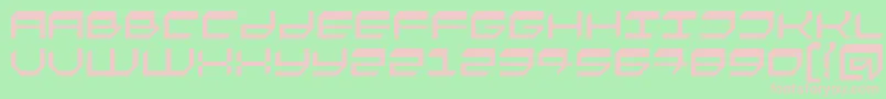 Fasto Font – Pink Fonts on Green Background