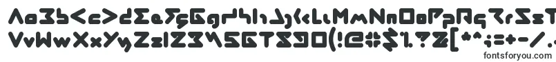 Шрифт Abstrasctik – техно шрифты