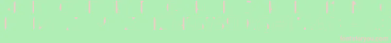 ContrastoDemo-fontti – vaaleanpunaiset fontit vihreällä taustalla