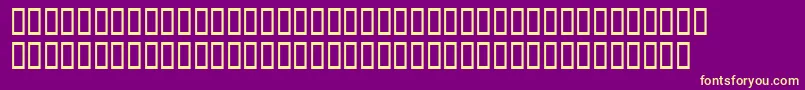 Dippex Font – Yellow Fonts on Purple Background