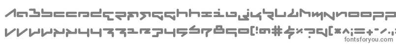 FabricateRegular Font – Gray Fonts on White Background