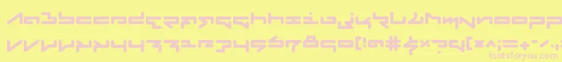 Más sobre la fuente FabricateRegular fuente FabricateRegular – Fuentes Rosadas Sobre Fondo Amarillo