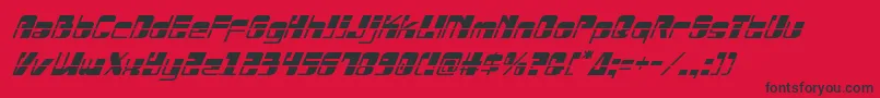 Drosselmeyerlaserital Font – Black Fonts on Red Background