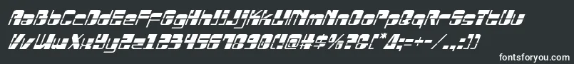 Drosselmeyerlaserital Font – White Fonts on Black Background