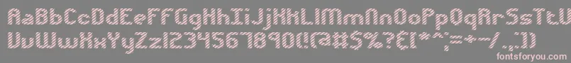 Volatile1Brk Font – Pink Fonts on Gray Background