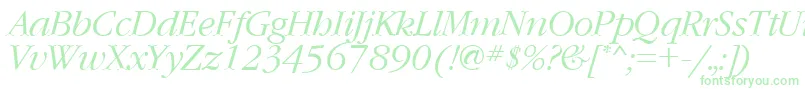 GaramondcttItalic Font – Green Fonts