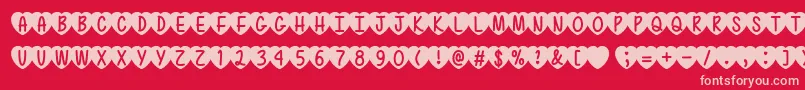 En savoir plus sur la police LoveIsAwesome2Ttf Police LoveIsAwesome2Ttf – polices roses sur fond rouge