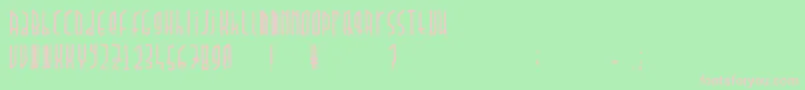 Dawnland.Paradox Font – Pink Fonts on Green Background