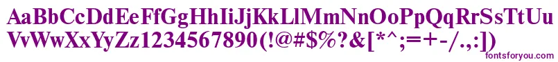 NewtondoscttBold-Schriftart – Violette Schriften