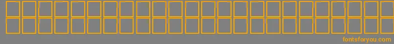 McsJeddahSIFlay. Font – Orange Fonts on Gray Background